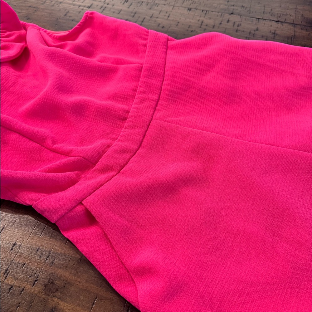 Pink Ruffled Romper - Picture 5 of 7